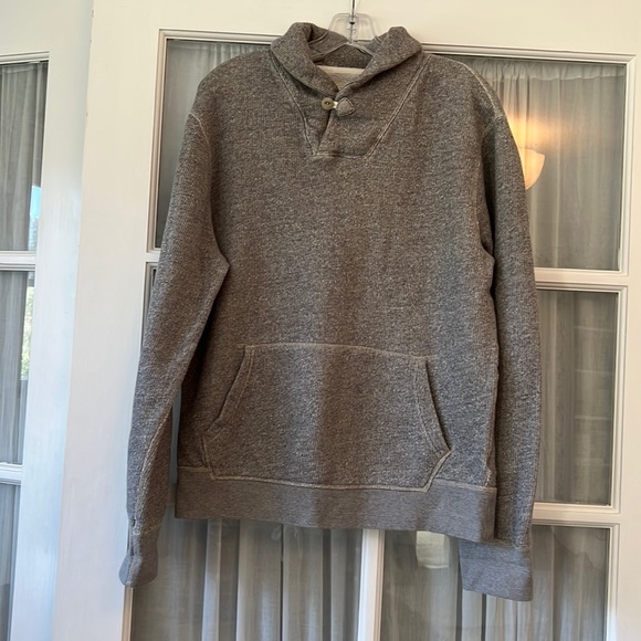J. Crew Other - Grey cotton shawl neck sweatshirt